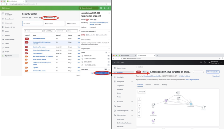 Securing Meraki Networks with Cisco XDR